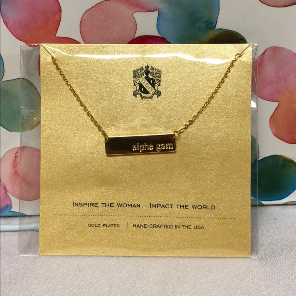 Alpha Gamma Delta necklace